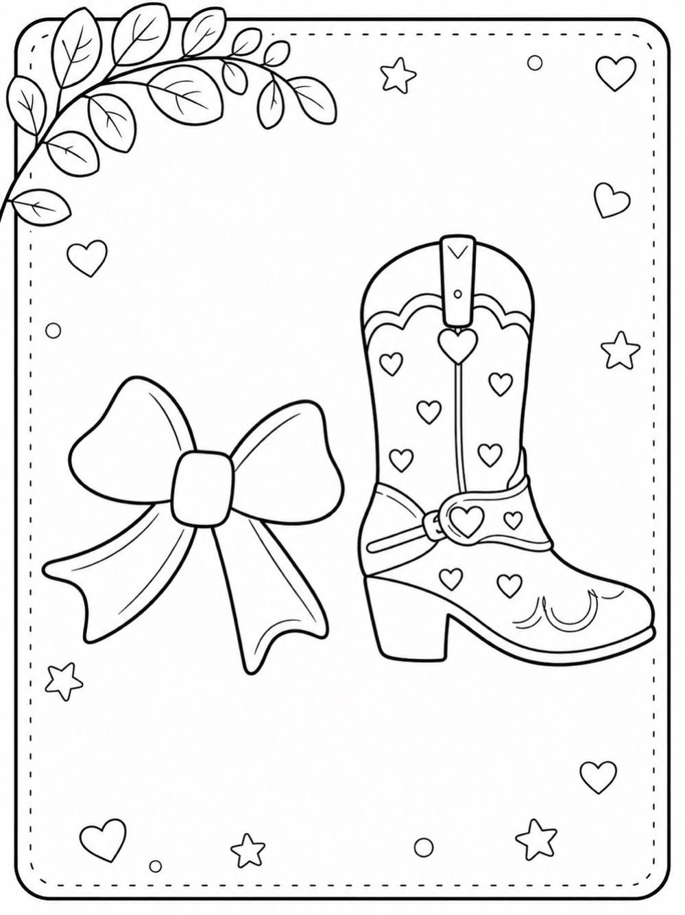 Cowgirl Boot & Bow Paint Your Own Plaster Craft Kit | Kids Party Favor - Picture 4 of 5